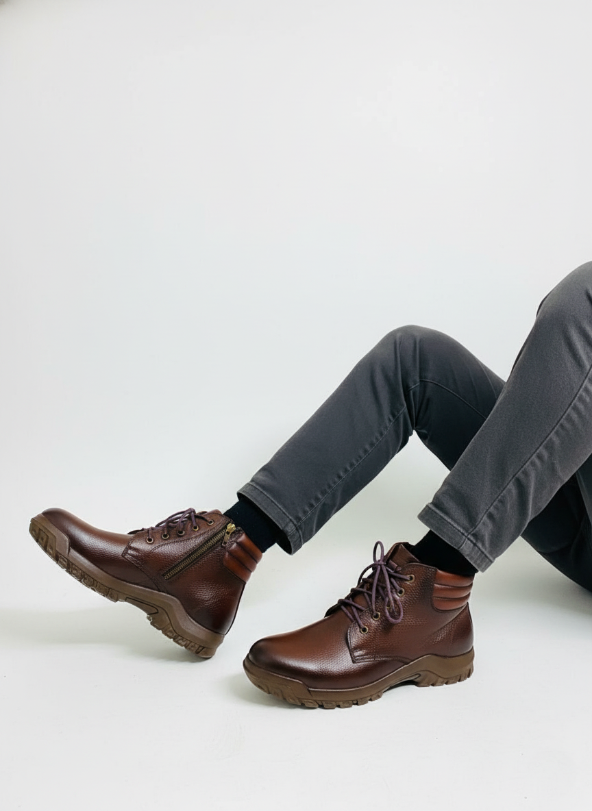 CH-401 Original Leather Chelsea Boot - Thumbnail 4