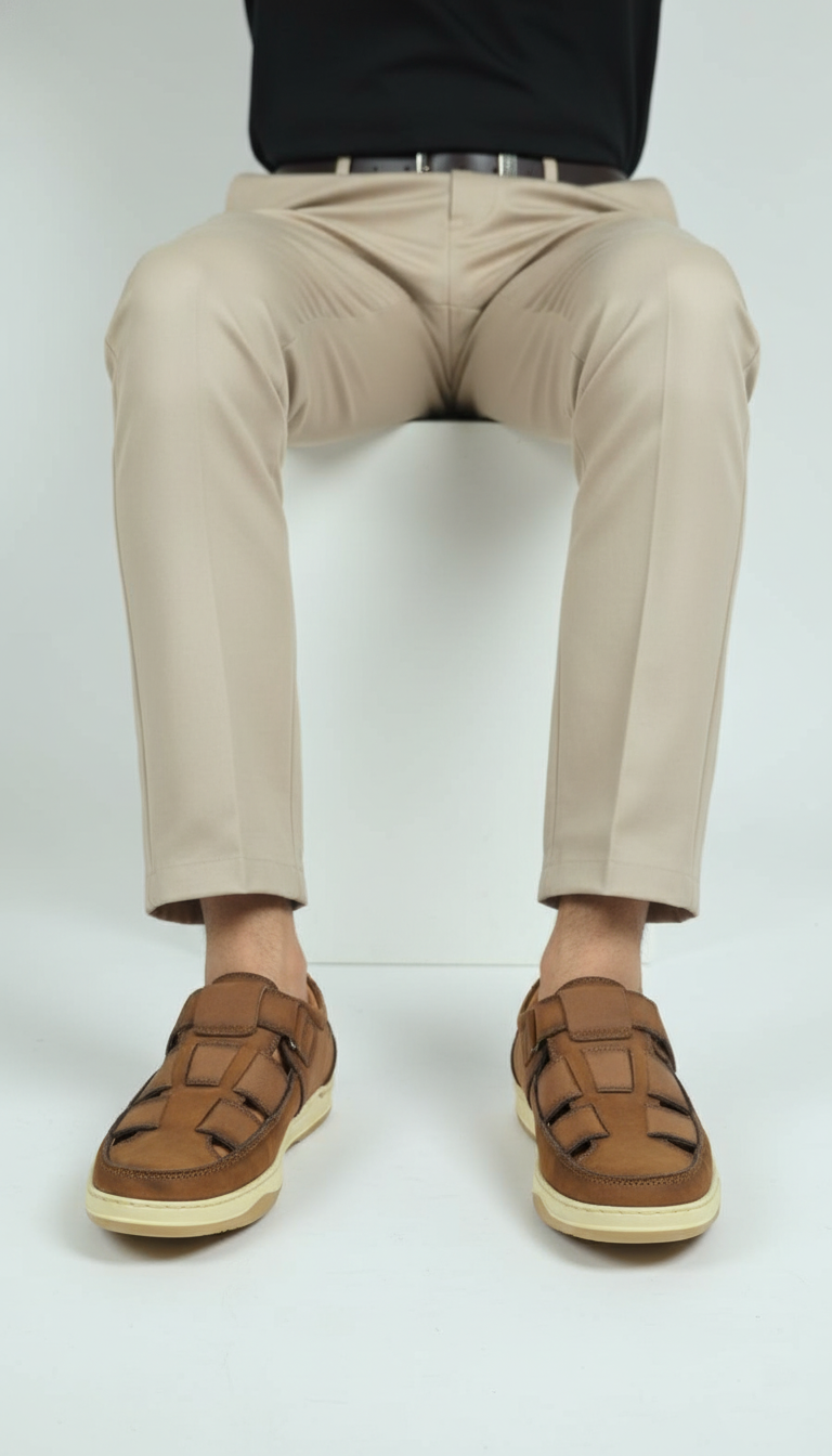 CODE 1210 PREMIUM NEUBUK LEATHER CASUAL SHOE - Thumbnail 4