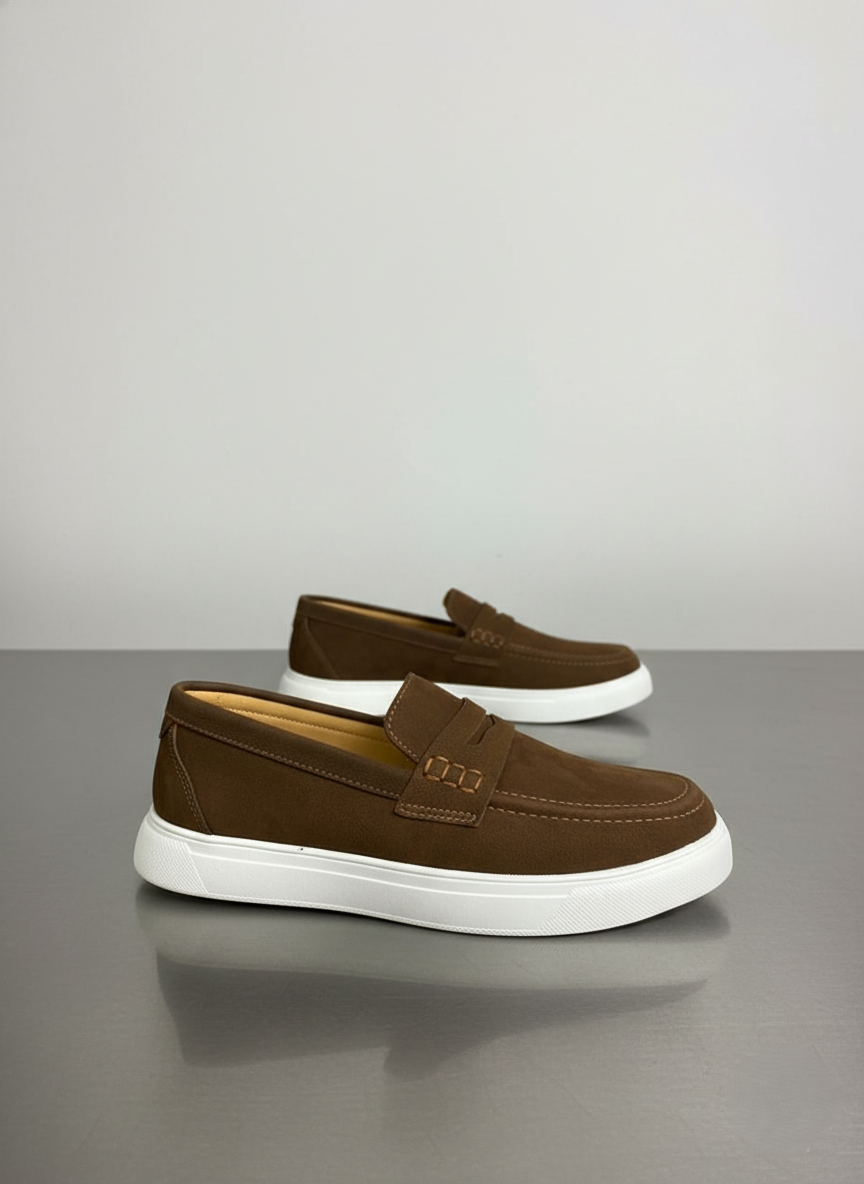 Code-508 Premium Neubuk Leather Casual Loafer - Thumbnail 2