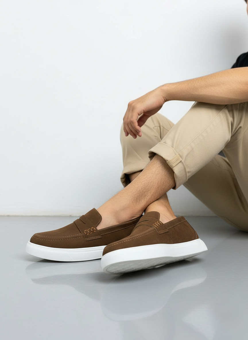 Code-508 Premium Neubuk Leather Casual Loafer