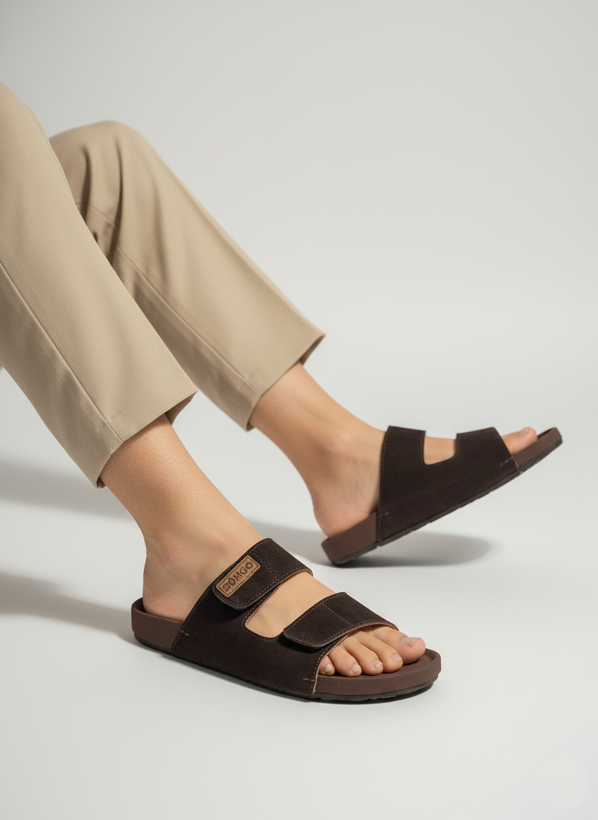 Code-1513 Premium Suede Leather Casual Sandal